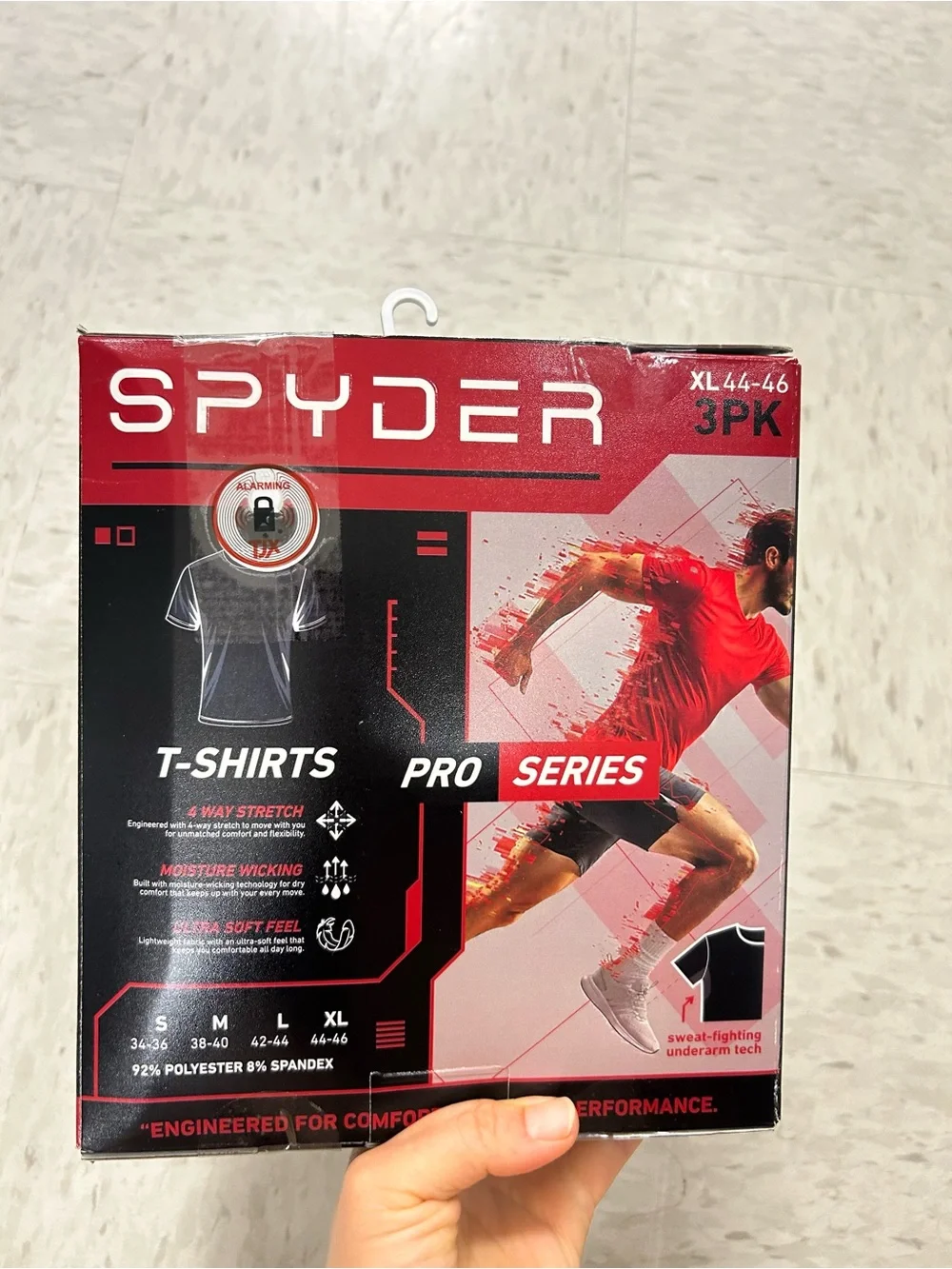 Spyder Pro Series Men’s Active T-Shirts 3-Pack